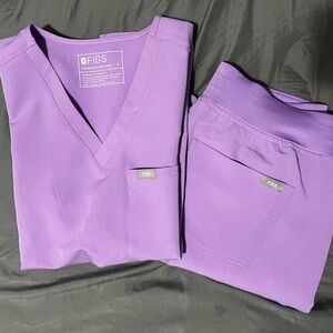 Figs Lilac Scrub Set